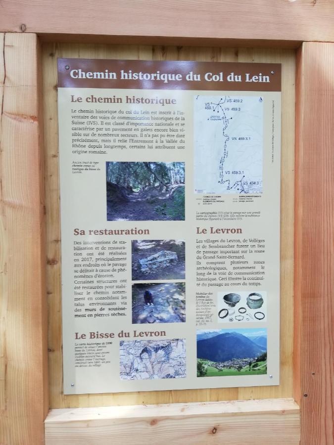 Volleges Chambres D'Hotes Pres De Verbier المظهر الخارجي الصورة